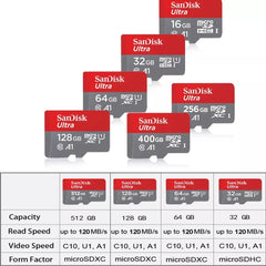 Micro SD Card 64GB Video Monitoring Traffic memory card 128GB 256GB Max 512GB 1TB smartphone DJI drone cardfor car