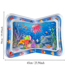 Baby Water Play Mat with Fun Floating Figures