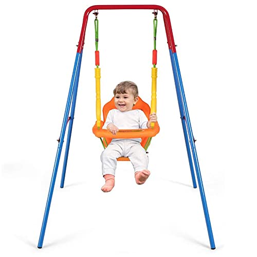 Baby & Toddler Swing Set – 3-in-1 with Safety Belt