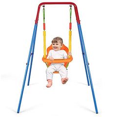 Baby & Toddler Swing Set – 3-in-1 with Safety Belt