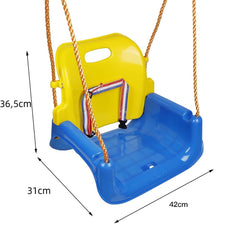 Baby & Toddler Swing Set – 3-in-1 with Safety Belt