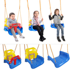 Baby & Toddler Swing Set – 3-in-1 with Safety Belt