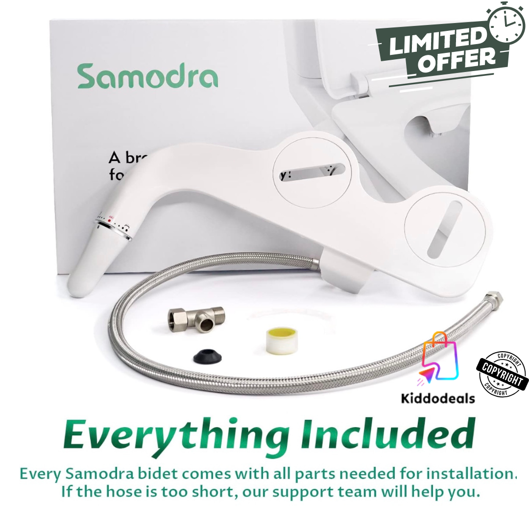 Ultra slim Bidet - Attachment for Toilet