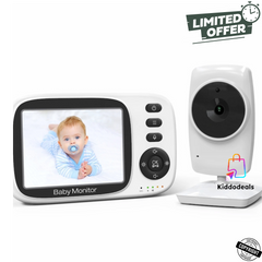 Video Baby Monitor - 2.4G Wireless with 3.2-Inch LCD Display